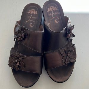Bronze Dansko sandals, size 37